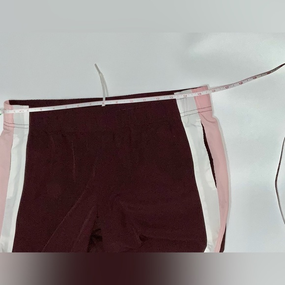 Nike 2 pieces warmup, jogger Pink and Wine color with side strips EXCELLENT!! - Picture 8 of 10
